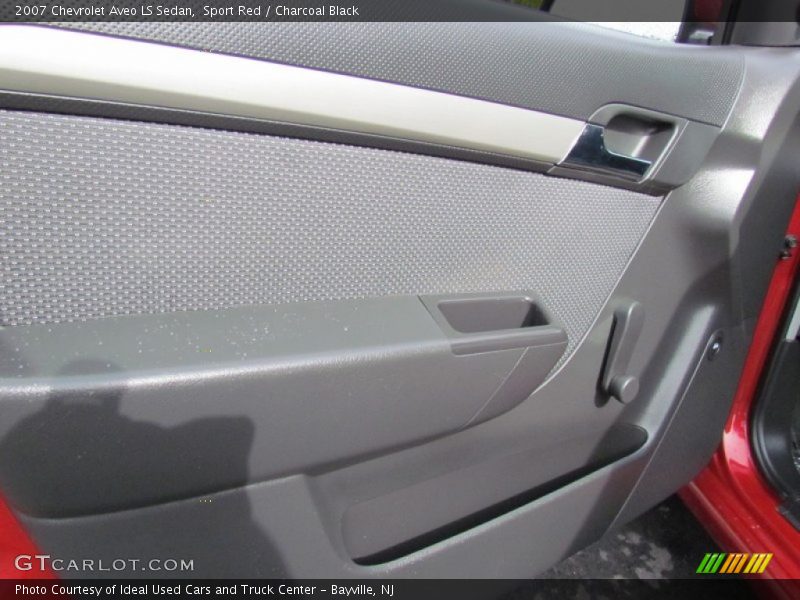 Sport Red / Charcoal Black 2007 Chevrolet Aveo LS Sedan