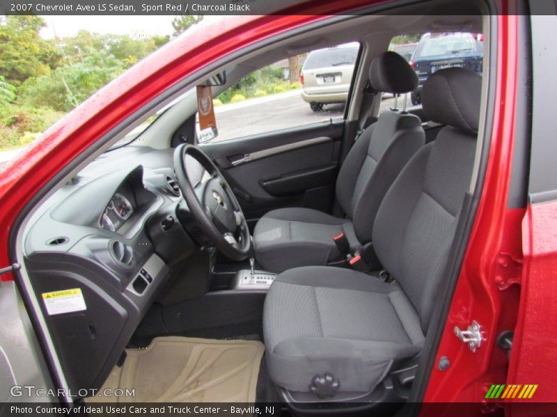 Sport Red / Charcoal Black 2007 Chevrolet Aveo LS Sedan