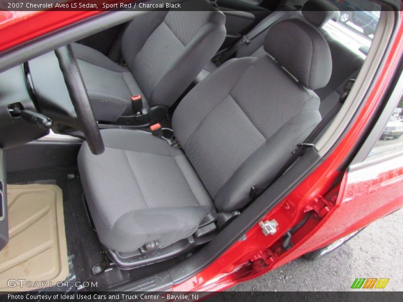Sport Red / Charcoal Black 2007 Chevrolet Aveo LS Sedan