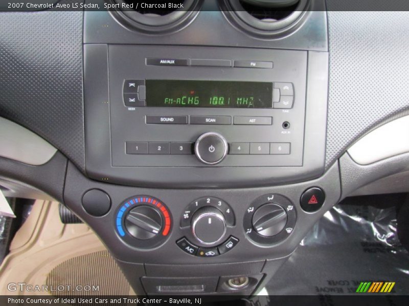 Sport Red / Charcoal Black 2007 Chevrolet Aveo LS Sedan