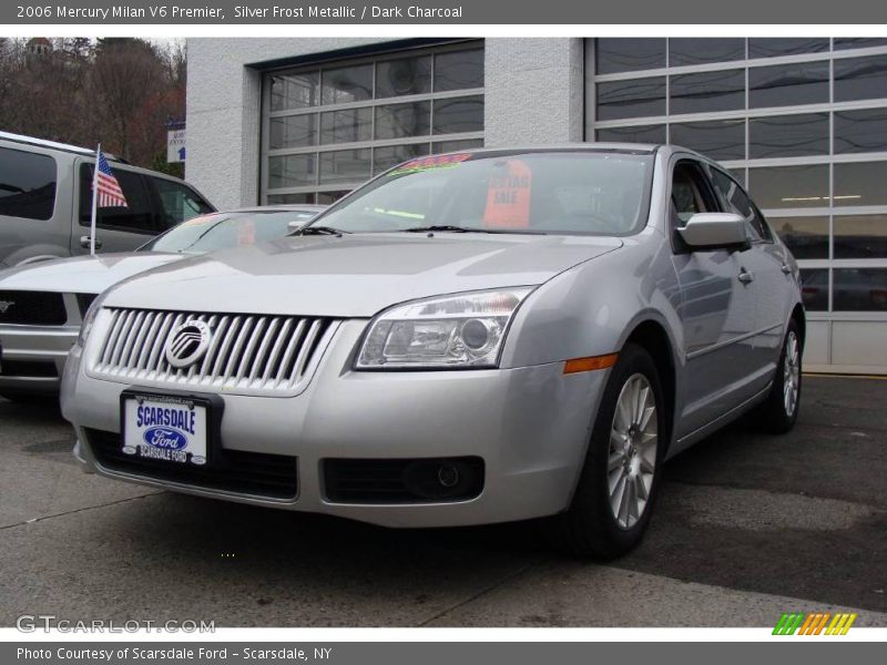 Silver Frost Metallic / Dark Charcoal 2006 Mercury Milan V6 Premier