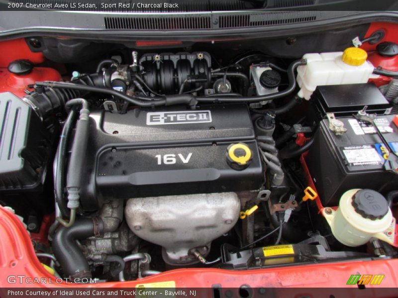 Sport Red / Charcoal Black 2007 Chevrolet Aveo LS Sedan