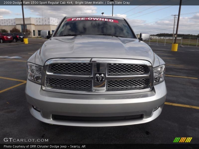 Bright Silver Metallic / Dark Slate Gray 2009 Dodge Ram 1500 Sport Regular Cab 4x4