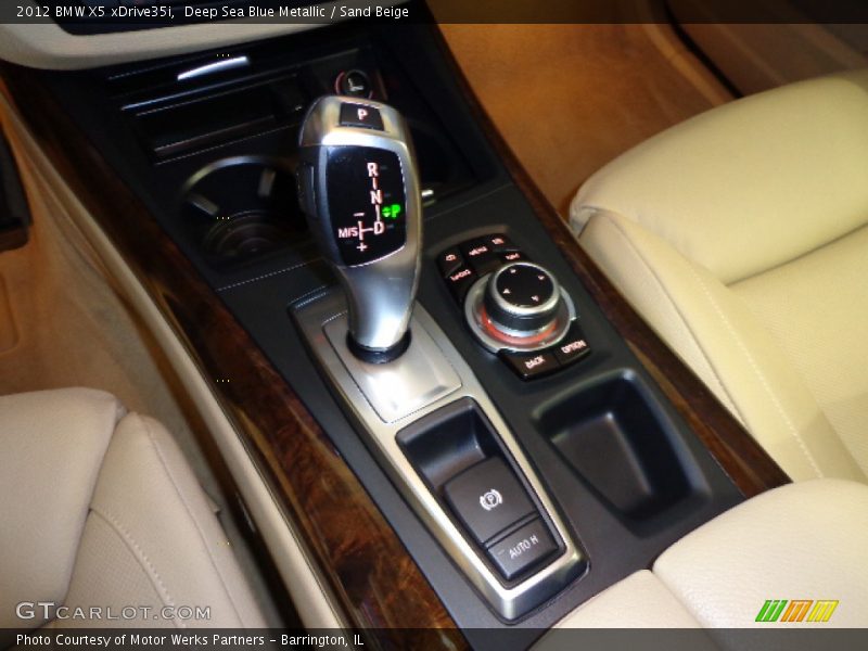 Deep Sea Blue Metallic / Sand Beige 2012 BMW X5 xDrive35i