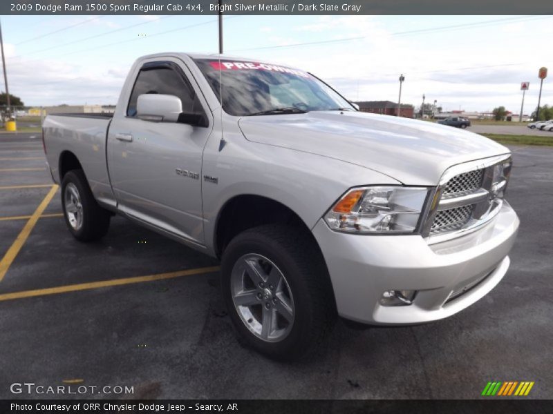 Bright Silver Metallic / Dark Slate Gray 2009 Dodge Ram 1500 Sport Regular Cab 4x4