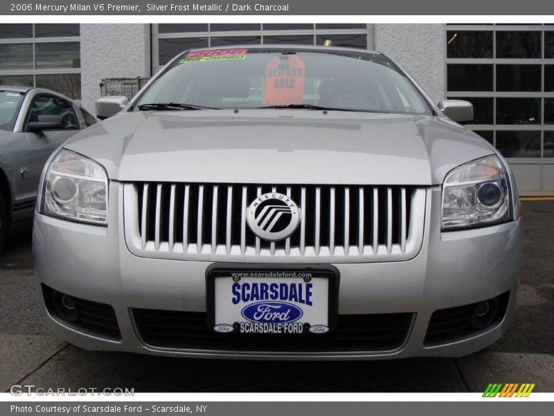 Silver Frost Metallic / Dark Charcoal 2006 Mercury Milan V6 Premier