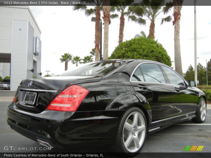 Black / Black 2013 Mercedes-Benz S 550 Sedan