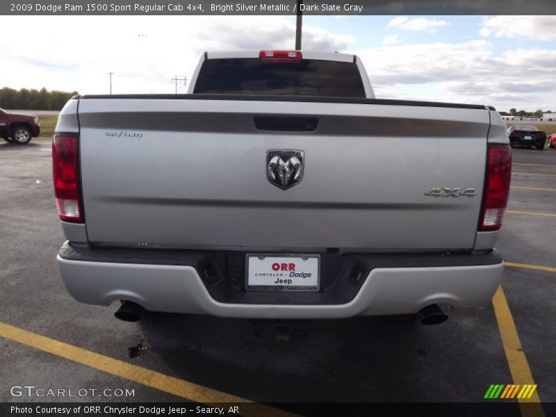 Bright Silver Metallic / Dark Slate Gray 2009 Dodge Ram 1500 Sport Regular Cab 4x4