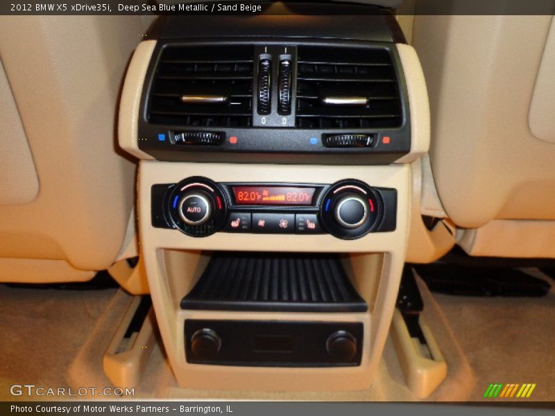 Deep Sea Blue Metallic / Sand Beige 2012 BMW X5 xDrive35i