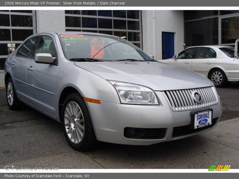 Silver Frost Metallic / Dark Charcoal 2006 Mercury Milan V6 Premier