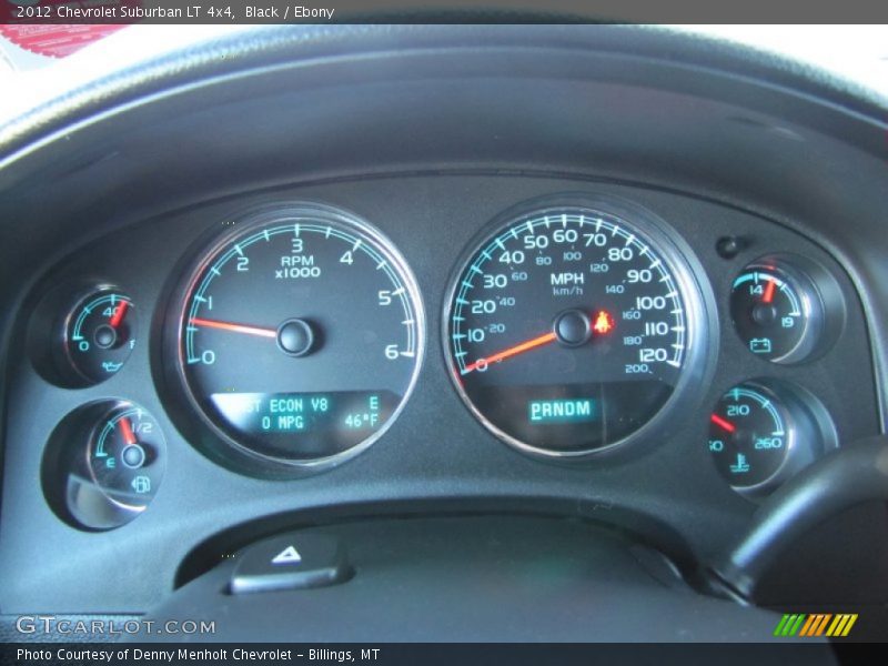 Black / Ebony 2012 Chevrolet Suburban LT 4x4