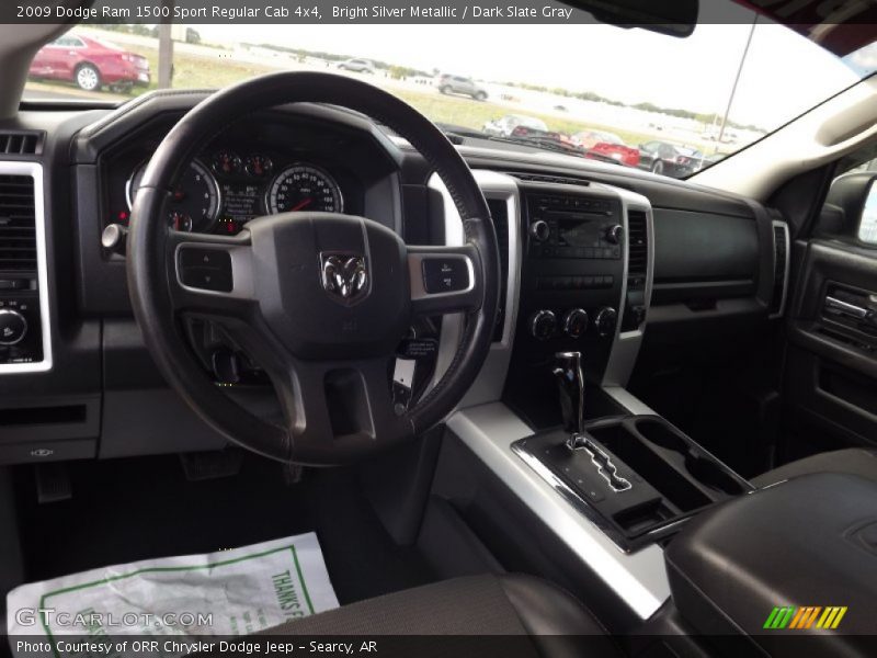 Bright Silver Metallic / Dark Slate Gray 2009 Dodge Ram 1500 Sport Regular Cab 4x4