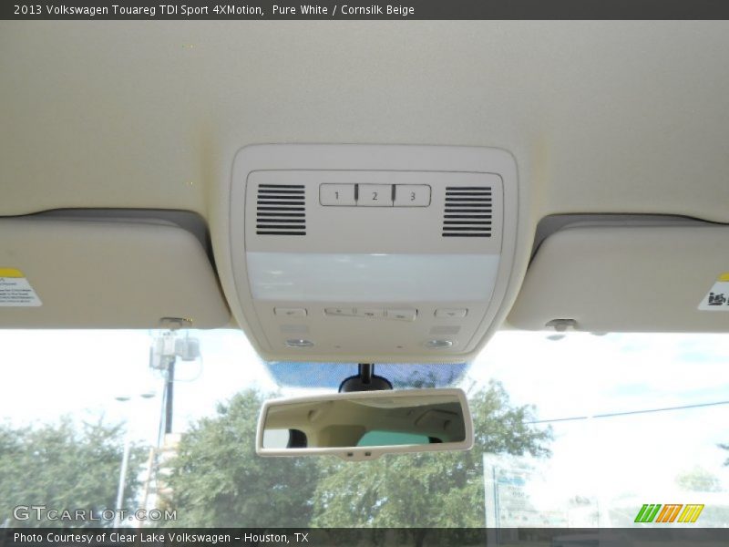 Pure White / Cornsilk Beige 2013 Volkswagen Touareg TDI Sport 4XMotion