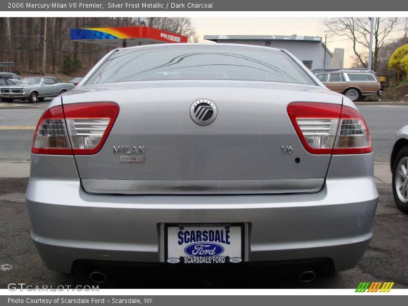 Silver Frost Metallic / Dark Charcoal 2006 Mercury Milan V6 Premier
