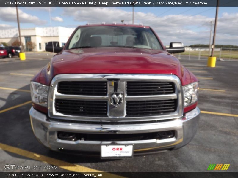 Deep Cherry Red Crystal Pearl / Dark Slate/Medium Graystone 2012 Dodge Ram 3500 HD ST Crew Cab 4x4 Dually