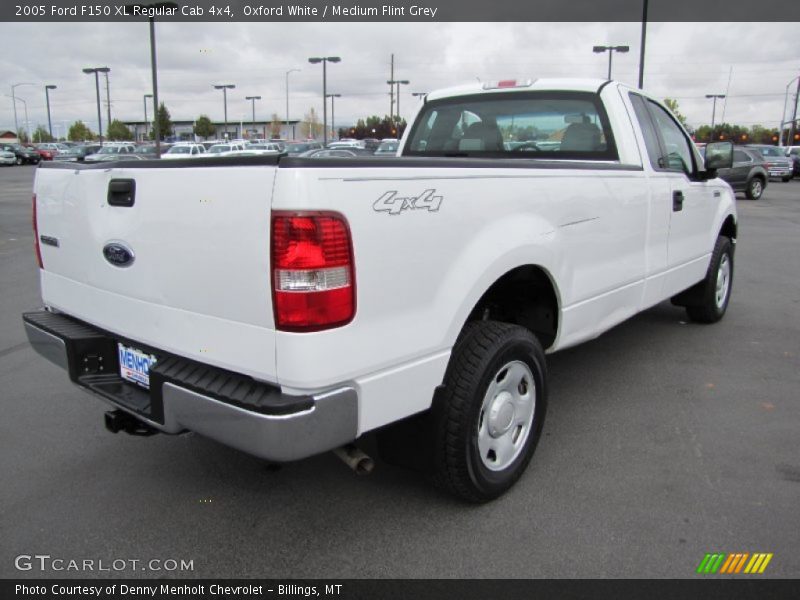 Oxford White / Medium Flint Grey 2005 Ford F150 XL Regular Cab 4x4