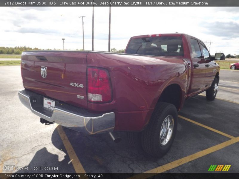 Deep Cherry Red Crystal Pearl / Dark Slate/Medium Graystone 2012 Dodge Ram 3500 HD ST Crew Cab 4x4 Dually