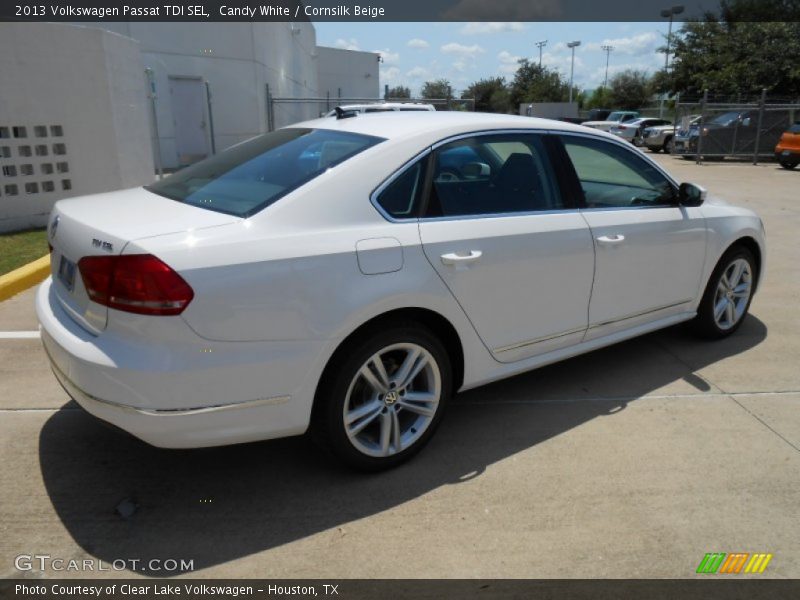 Candy White / Cornsilk Beige 2013 Volkswagen Passat TDI SEL