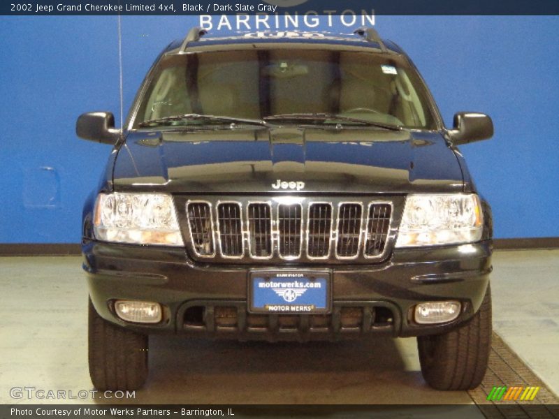 Black / Dark Slate Gray 2002 Jeep Grand Cherokee Limited 4x4