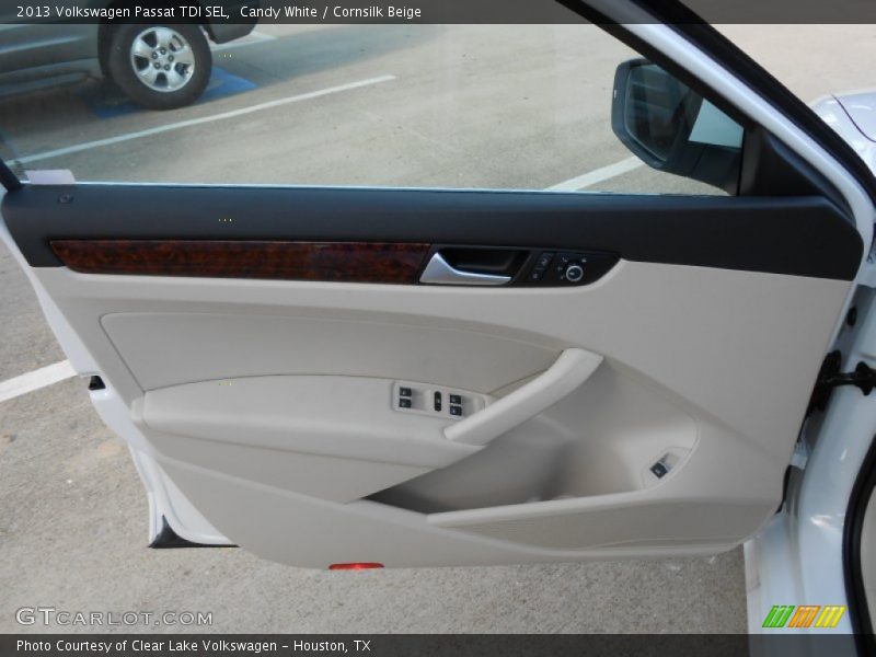 Candy White / Cornsilk Beige 2013 Volkswagen Passat TDI SEL