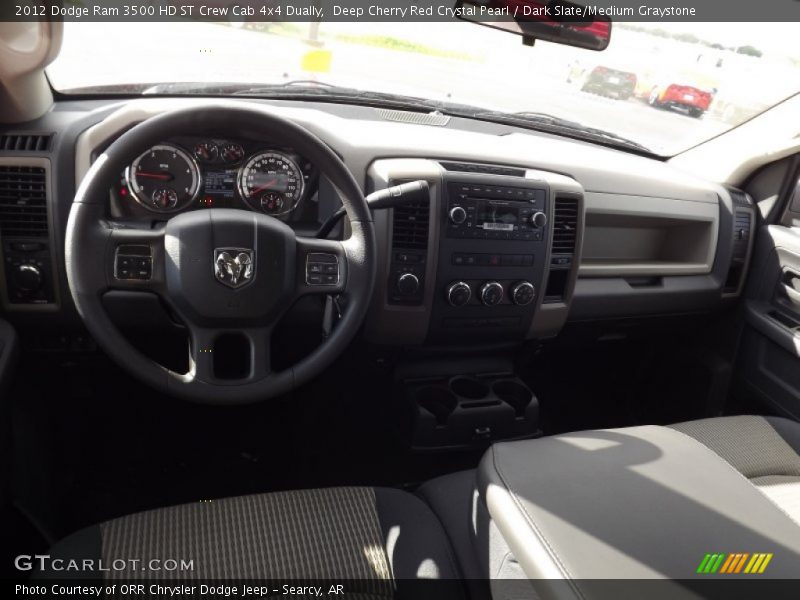 Deep Cherry Red Crystal Pearl / Dark Slate/Medium Graystone 2012 Dodge Ram 3500 HD ST Crew Cab 4x4 Dually