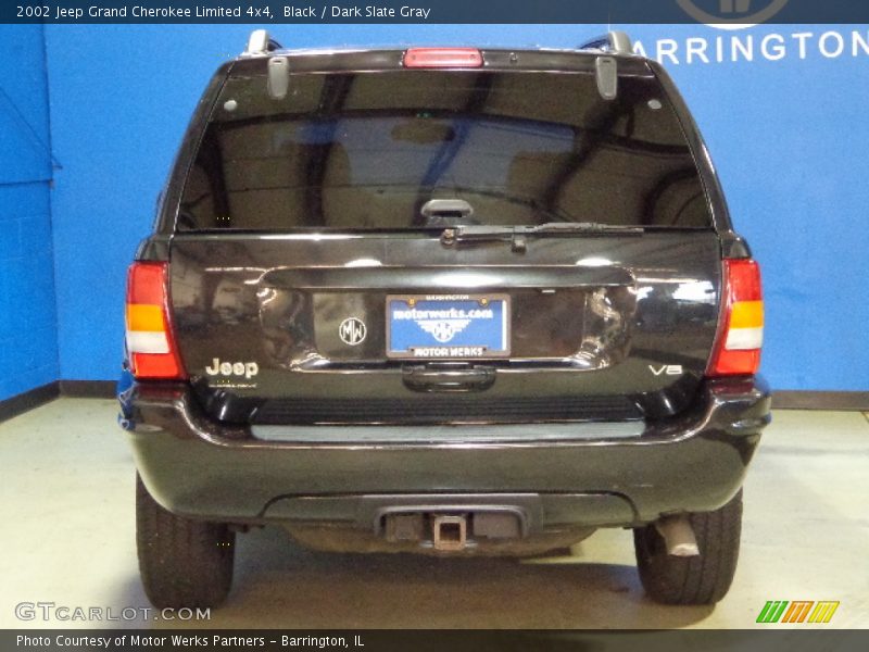 Black / Dark Slate Gray 2002 Jeep Grand Cherokee Limited 4x4
