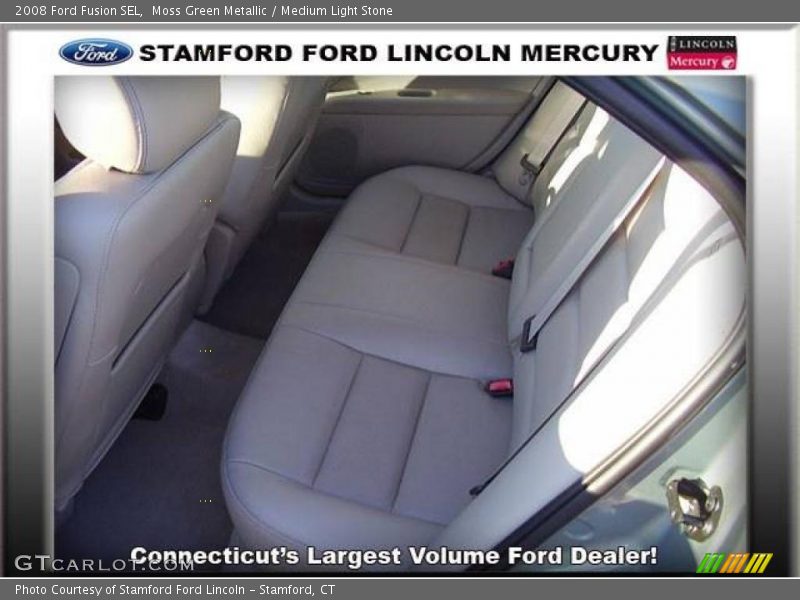 Moss Green Metallic / Medium Light Stone 2008 Ford Fusion SEL