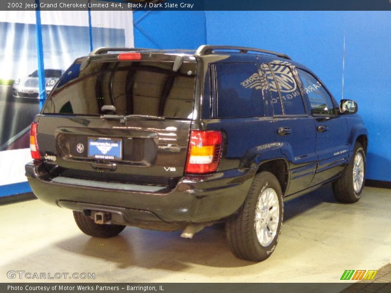Black / Dark Slate Gray 2002 Jeep Grand Cherokee Limited 4x4