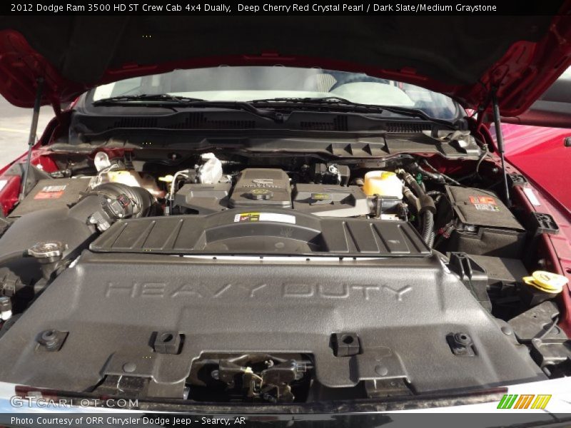 Deep Cherry Red Crystal Pearl / Dark Slate/Medium Graystone 2012 Dodge Ram 3500 HD ST Crew Cab 4x4 Dually