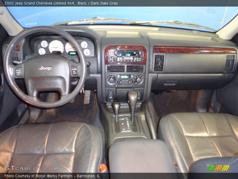 Black / Dark Slate Gray 2002 Jeep Grand Cherokee Limited 4x4