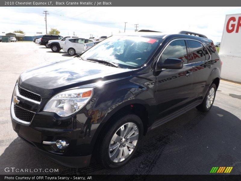 Black Granite Metallic / Jet Black 2010 Chevrolet Equinox LT