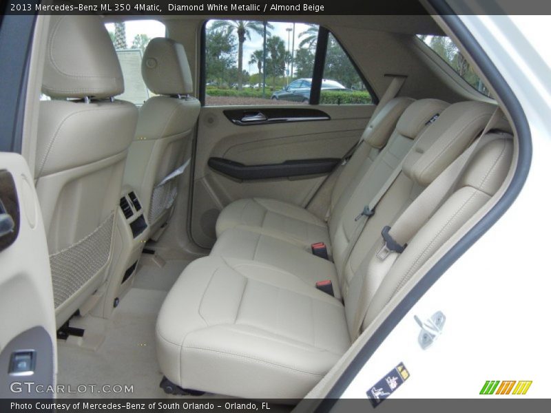 Diamond White Metallic / Almond Beige 2013 Mercedes-Benz ML 350 4Matic