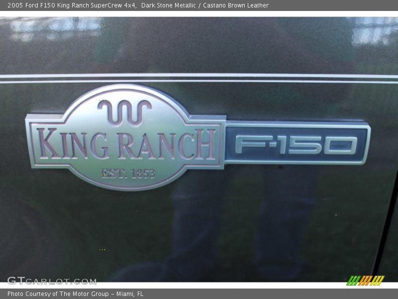 Dark Stone Metallic / Castano Brown Leather 2005 Ford F150 King Ranch SuperCrew 4x4