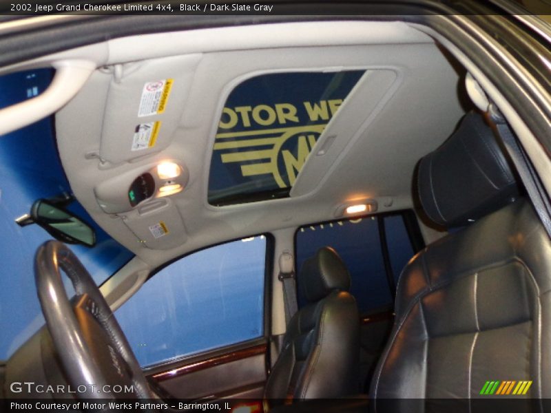 Black / Dark Slate Gray 2002 Jeep Grand Cherokee Limited 4x4