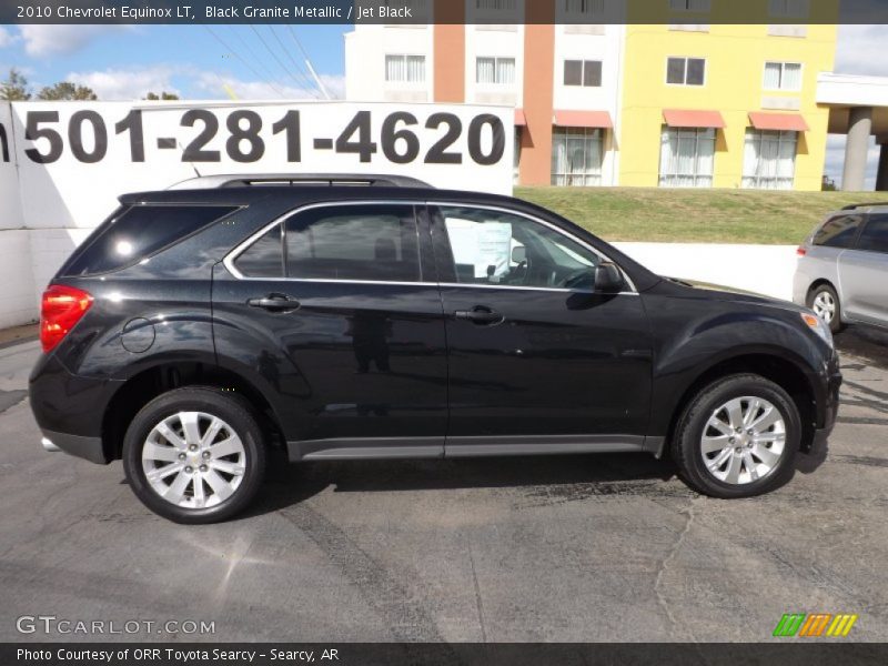 Black Granite Metallic / Jet Black 2010 Chevrolet Equinox LT