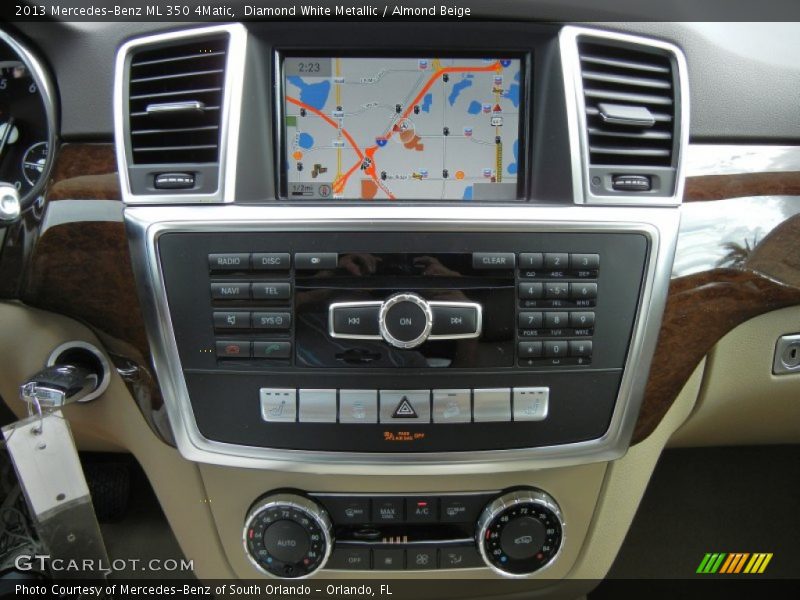 Diamond White Metallic / Almond Beige 2013 Mercedes-Benz ML 350 4Matic