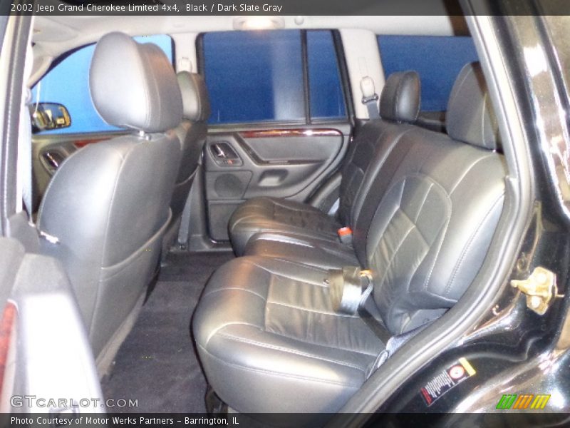 Black / Dark Slate Gray 2002 Jeep Grand Cherokee Limited 4x4
