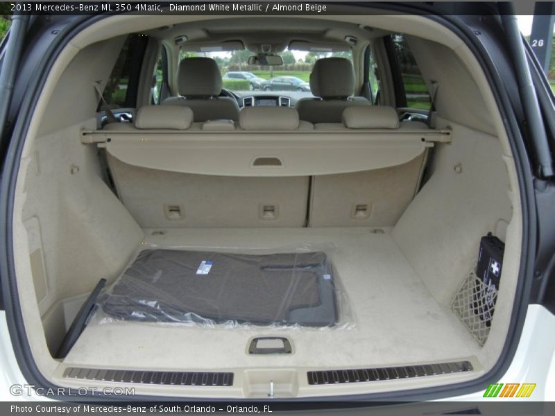 Diamond White Metallic / Almond Beige 2013 Mercedes-Benz ML 350 4Matic