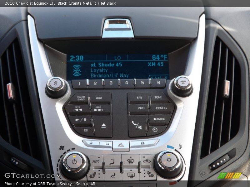 Black Granite Metallic / Jet Black 2010 Chevrolet Equinox LT