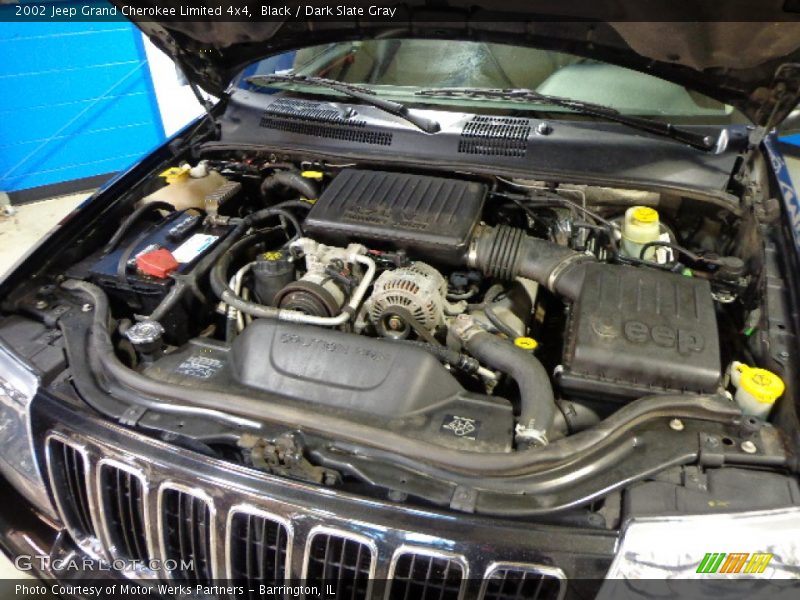 Black / Dark Slate Gray 2002 Jeep Grand Cherokee Limited 4x4
