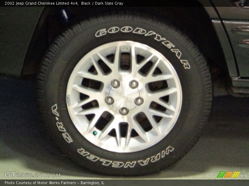 Black / Dark Slate Gray 2002 Jeep Grand Cherokee Limited 4x4
