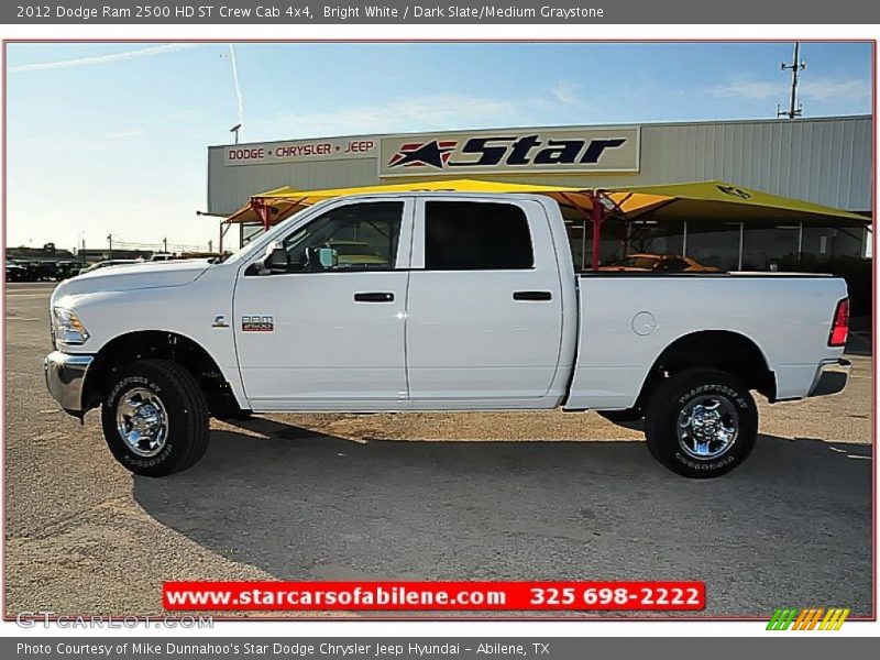 Bright White / Dark Slate/Medium Graystone 2012 Dodge Ram 2500 HD ST Crew Cab 4x4