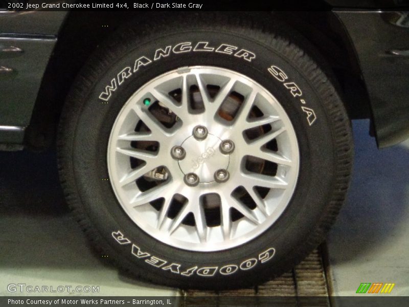 Black / Dark Slate Gray 2002 Jeep Grand Cherokee Limited 4x4