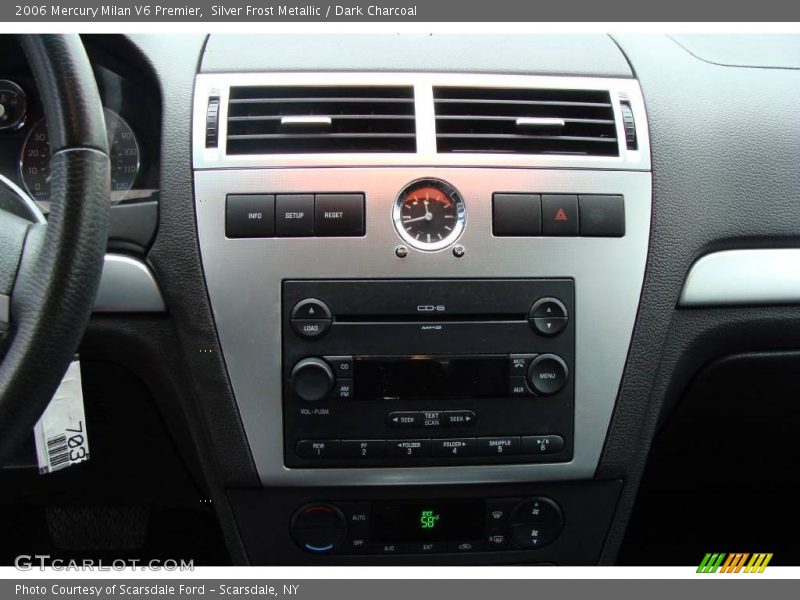 Silver Frost Metallic / Dark Charcoal 2006 Mercury Milan V6 Premier