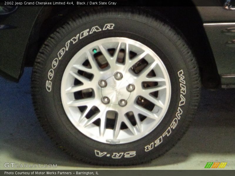 Black / Dark Slate Gray 2002 Jeep Grand Cherokee Limited 4x4