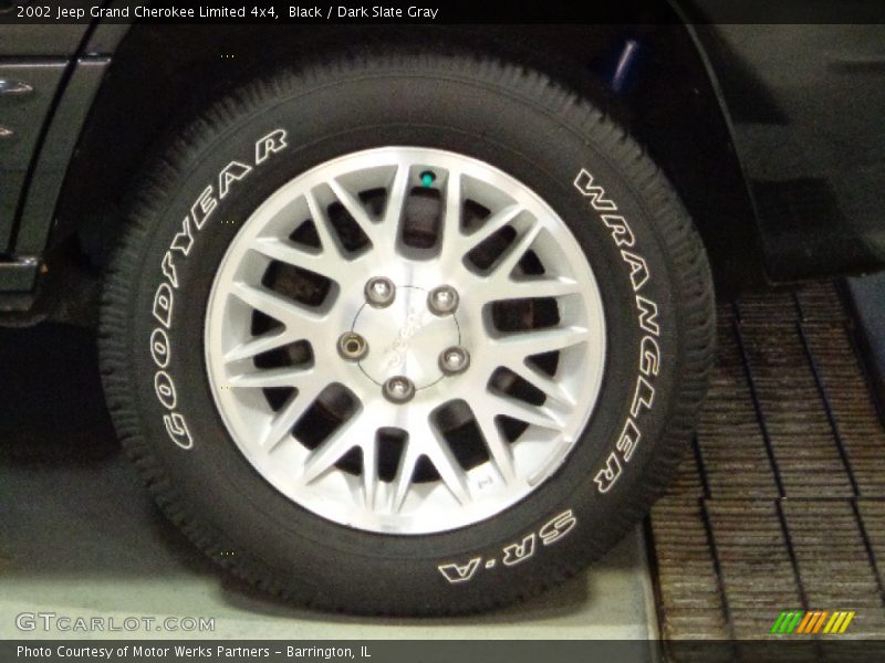 Black / Dark Slate Gray 2002 Jeep Grand Cherokee Limited 4x4