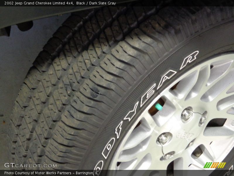 Black / Dark Slate Gray 2002 Jeep Grand Cherokee Limited 4x4