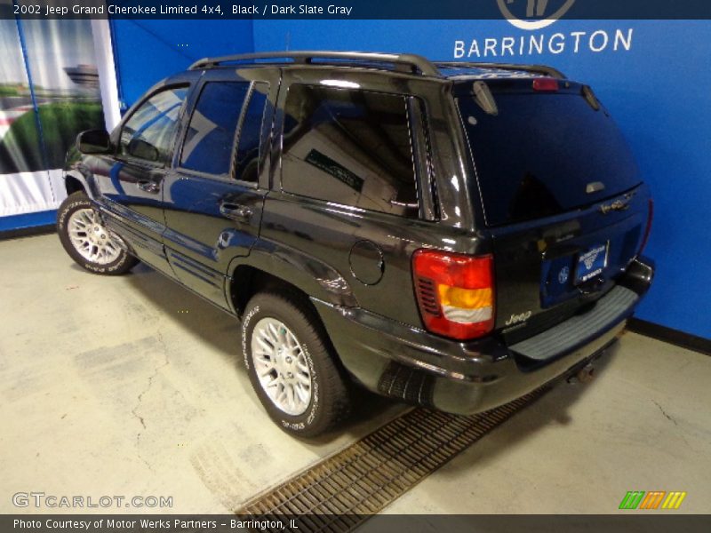 Black / Dark Slate Gray 2002 Jeep Grand Cherokee Limited 4x4