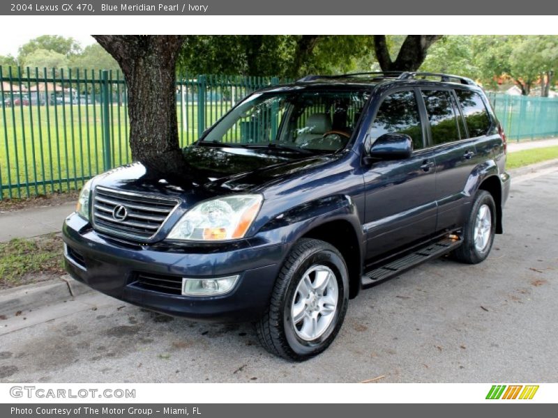 Blue Meridian Pearl / Ivory 2004 Lexus GX 470