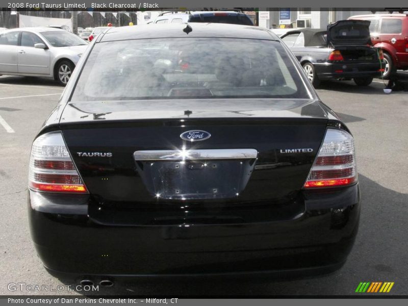 Black Clearcoat / Black 2008 Ford Taurus Limited